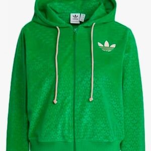 Women Adidas adicolor velour hoodie